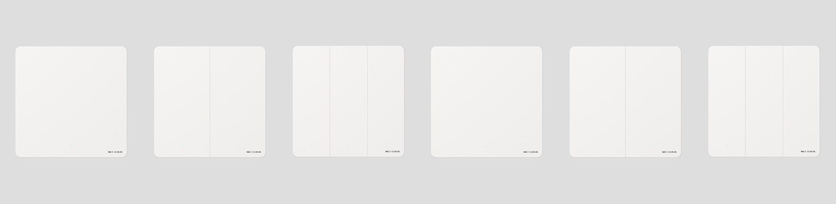 卓耀智能面板系列（白）